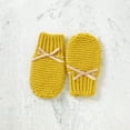 thumbnail image 4 of Baby Shoes + Gloves Set Knit Newborn Girls Boys Boots Mitten Fashion Butterfly-knot Toddler Infant Slip-On Bed Shoes Hand Made, 4 of 7