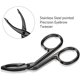 thumbnail image 3 of Kunmingshisd Toys pinzas para cejas con mango de tijera y punta recta, pinzas para cejas con forma de tijera para depilar el vello facial, el cuidado de las cejas, la depilación de pelucas para mujere, 3 of 5
