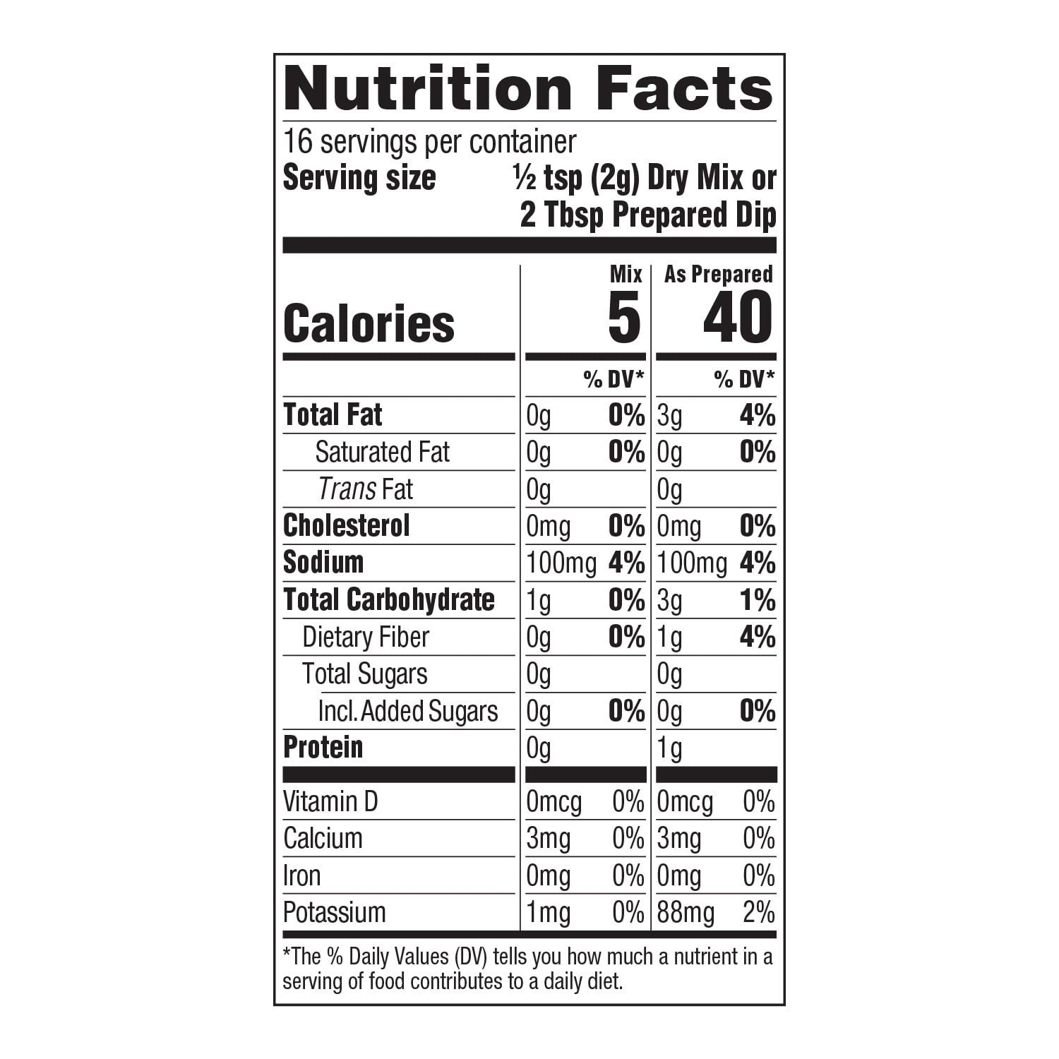 Concord Foods Mild Guacamole Mix, 1.1 oz