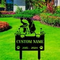 thumbnail image 2 of Handmadetneonsign Coonhound Memorial Metal With Stake, Coonhound Metal Name Sign Stake, Dog Metal Stake Decor 45030, 2 of 5