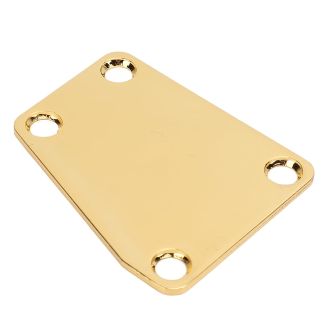 Electric Guitar Neckplate, Trapezoidal Bass Neck Plate For DIY Gold