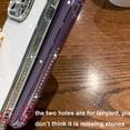 thumbnail image 2 of for Samsung Galaxy S24 Plus Glitter Kickstand Case,Luxury Bling Sparkly Diamond Rhinestone with Camera Protector Liquid Ring Stand Clear Phone Case for Women Girl for Galaxy S24 Plus (Purple), 2 of 9