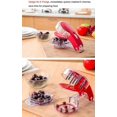 thumbnail image 3 of Kitchen Gadget Stainless Steel Zigzag Blades Cherry Pitter - 6 Cherries, 3 of 7