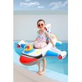 thumbnail image 3 of Cute Car Design Kids Toddler Inflatable Summer Beach Floatie Boat Swim Tube Ring with Handles, 3 of 5