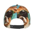 thumbnail image 4 of Xecao Funny Swimming Chihuahua for Baseball Cap: Unisex, crafted from classic polyester twill fabric, featuring a soft unconstructed design, 4 of 5