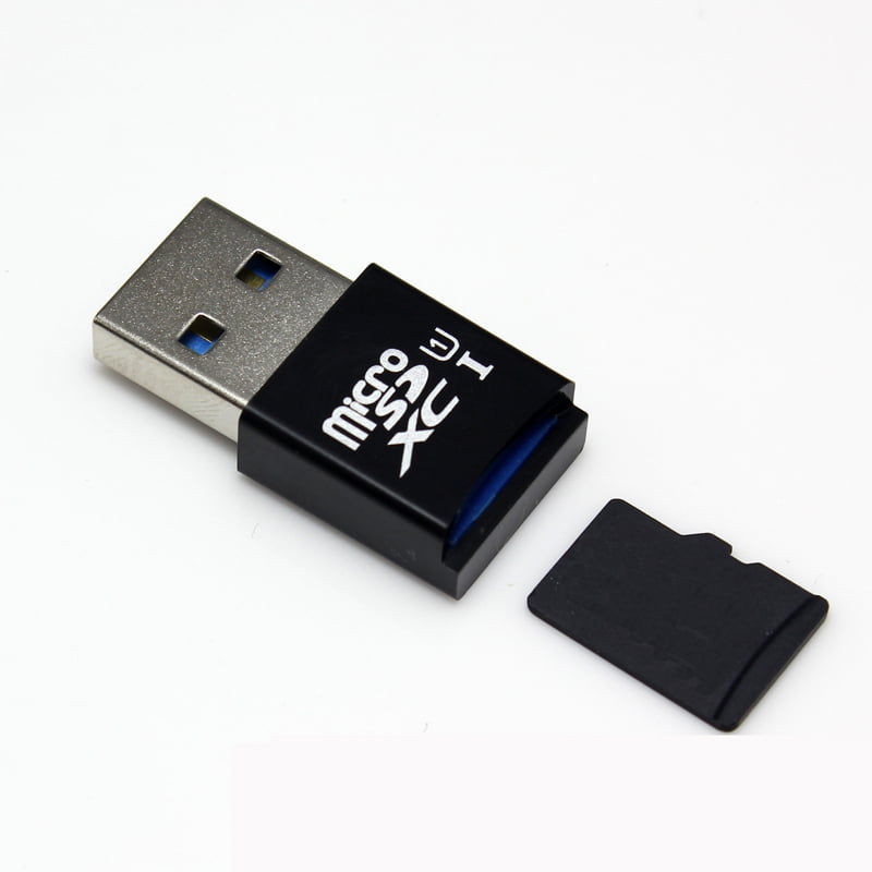 White New USB 3.0 Micro SD TF SDHC SDXC MMC Card Reader High Speed 5Gbps 
