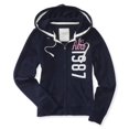 thumbnail image 2 of Sudadera con capucha Aeropostale Vertical NY Mujer Azul Mediano, 2 of 2