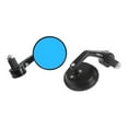 thumbnail image 2 of Dualoai 2x Motorcycle End Bar Mirror 7/8'' Aluminum Alloy Portable Handlebar Mirrors, 2 of 9