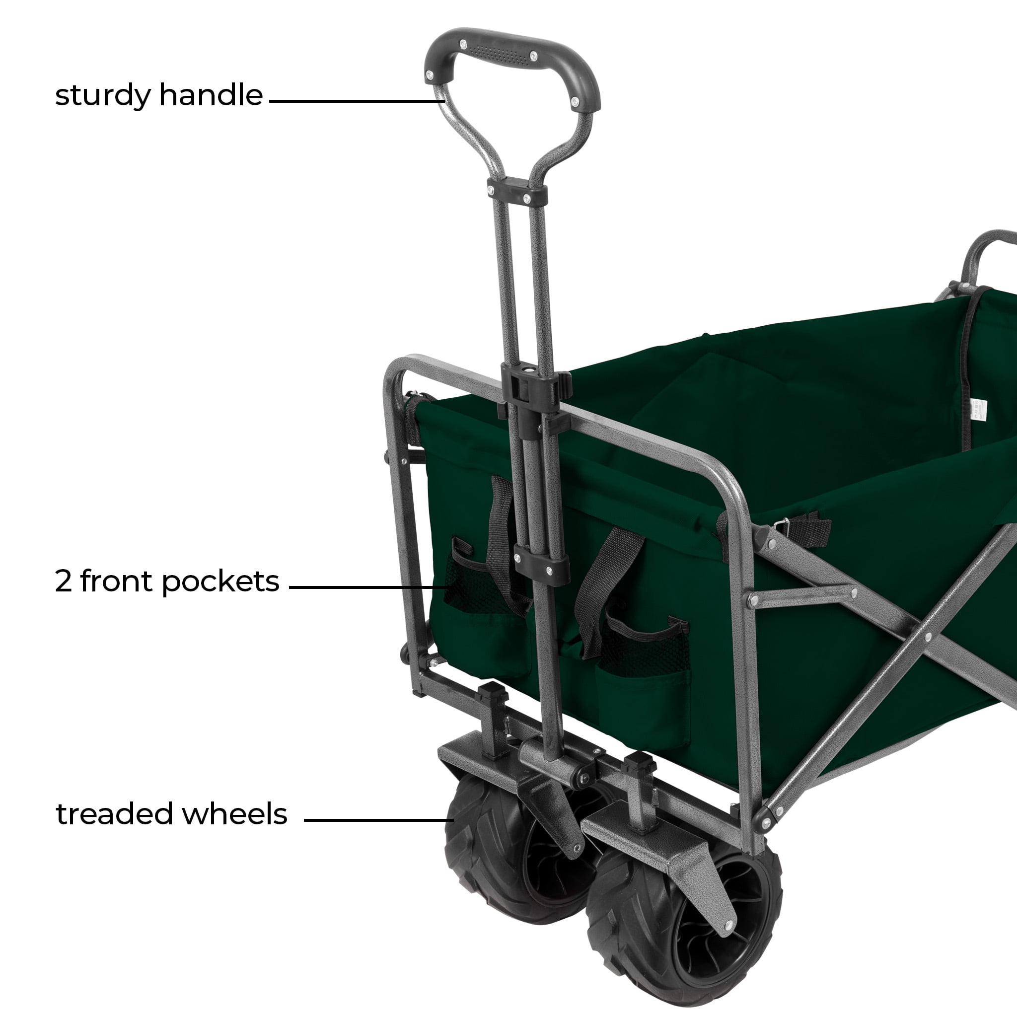 Smart Design Collegiate Heavy Duty Sports Wagon- Michigan St Spartans