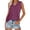 Purple, variant on ZEHJUHAN Women's Solid Color V-Neck Sleeveless Tank Top - Basic Stretchy Summer Tee Black，S