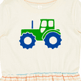 thumbnail image 4 of Inktastic Cute Green Tractor Girls Toddler Dress, 4 of 5
