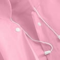 thumbnail image 6 of Cethrio Kids Girls' Rain Jackets, Hooded Mid-length Lightweight Waterproof Kids Raincoat Pink Size 3-14 T, 6 of 6