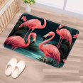 thumbnail image 5 of Flamingo Polyester Non-Slip Machine Washable Area Rugs for Office Floor, 5 of 6