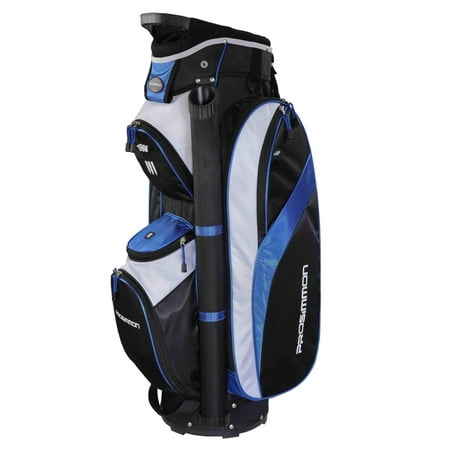 Prosimmon Tour 14 Way Cart Golf Bag Black/Blue (Best 14 Way Golf Bag)