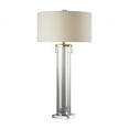 thumbnail image 6 of Uttermost Monette Steel Crystal Table Lamp in Brushed Nickel and Off White, 6 of 6