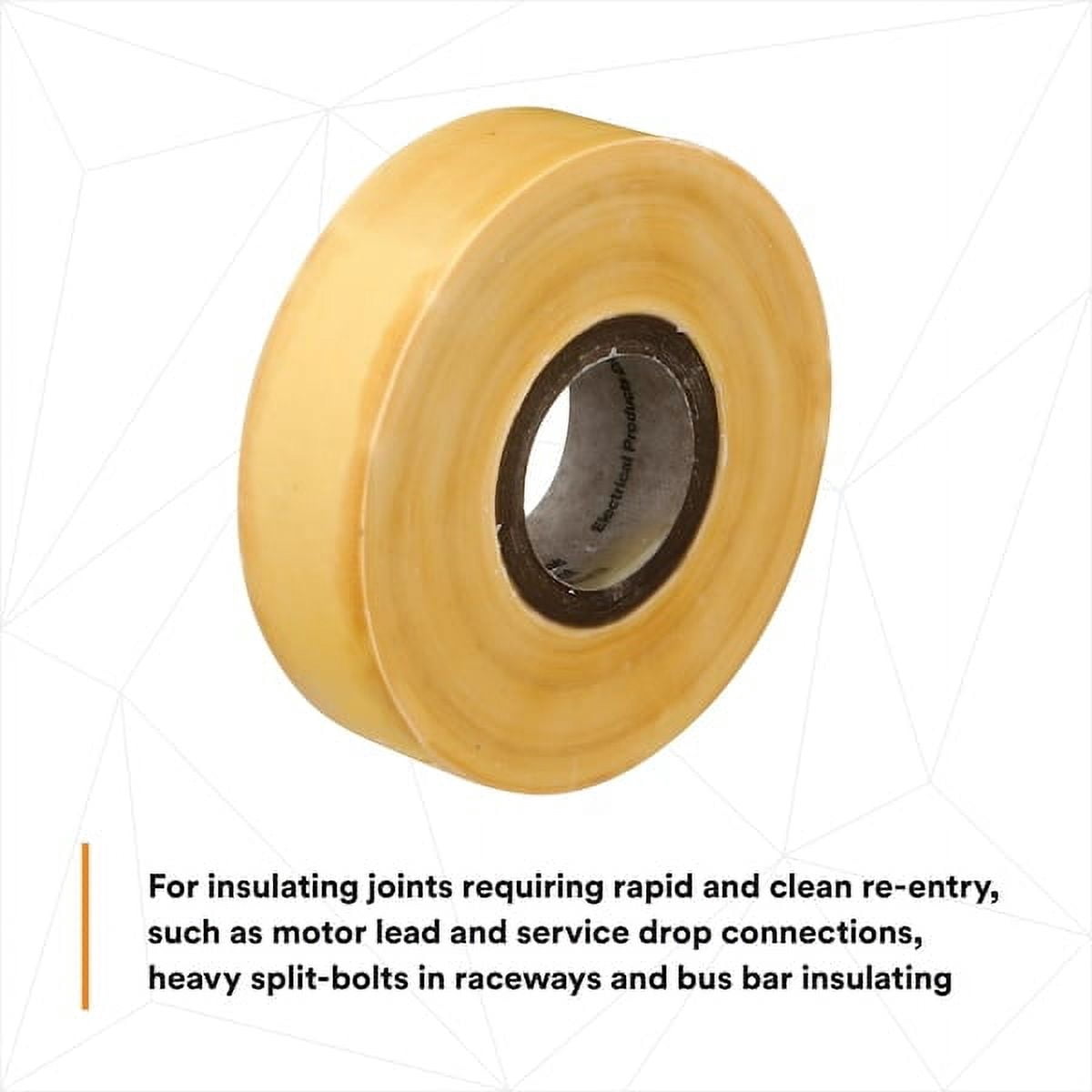 3M 7000031629 20-Piece Scotch 2520 3/4 in. x 60 ft. Varnished Cambric Tape Set - Yellow