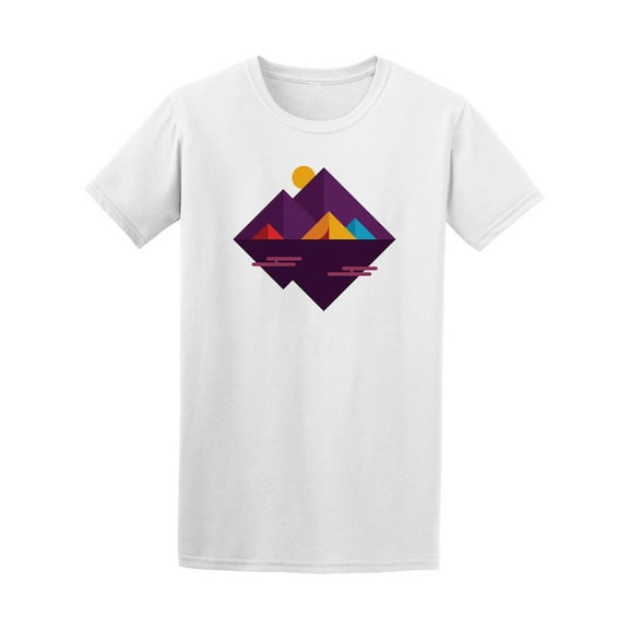 Suprematism Geometric Mountain Graphic T-Shirt - Image by Shutterstock, Male 3X-Large