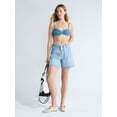 thumbnail image 2 of Free Assembly Women's and Women's Plus V Wire Seersucker Bralette Bikini Top, Sizes XS-3X, 2 of 5