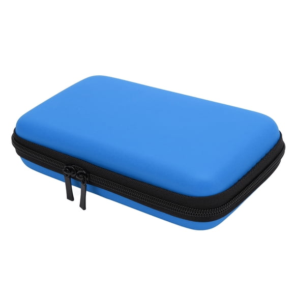Carrying Case for New 2DS XL 2DS LL 3DS Consoles, Hard Shell Travel Pouch with 8 Game Card Slots, Water Resistant PU Exterior and EVA Interior Storage Bag