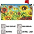 thumbnail image 3 of Sunflowers Mailbox Cover, Yellow Flower Outdoor Magnetic Mail Cover Letter Post Box 18x21 in Mailwrap for Garden Outside Home Decor, 3 of 6