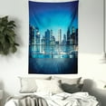 thumbnail image 3 of Skyline New York City Night Tapestry Wall Hanging for Living Room Bedroom Dorm, 3 of 5