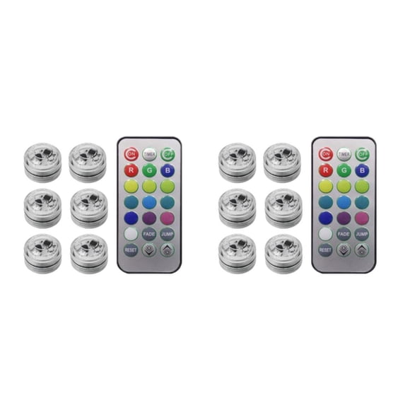 Luz LED inalámbrica Toystoory para Interior de coche 6 luces 2Conjunto