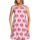 thumbnail image 1 of Balery Pig Nose Vestidos de verano para mujer con estampado: vestido holgado sin mangas, vestido playero informal y cómodo para días calurosos., 1 of 7