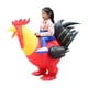 thumbnail image 1 of Disfraz inflable de gallo colorido para fiesta de Halloween, divertidos accesorios para el escenario del Día del Niño, 1 of 5
