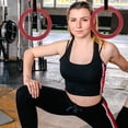 thumbnail image 2 of OULII 2 Pcs Anneaux d'Exercice Intérieurs pour Gymnastique et Divertissement Couleur Rouge, 2 of 8