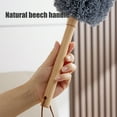 thumbnail image 5 of Blukids Lambswool Duster and Microfiber Duster, Long Reach/Extendable Duster Up to 22" for Cleaning High Ceiling Fan, Interior Roof, Cobweb, Keyboard, Furniture(Gray), 5 of 6