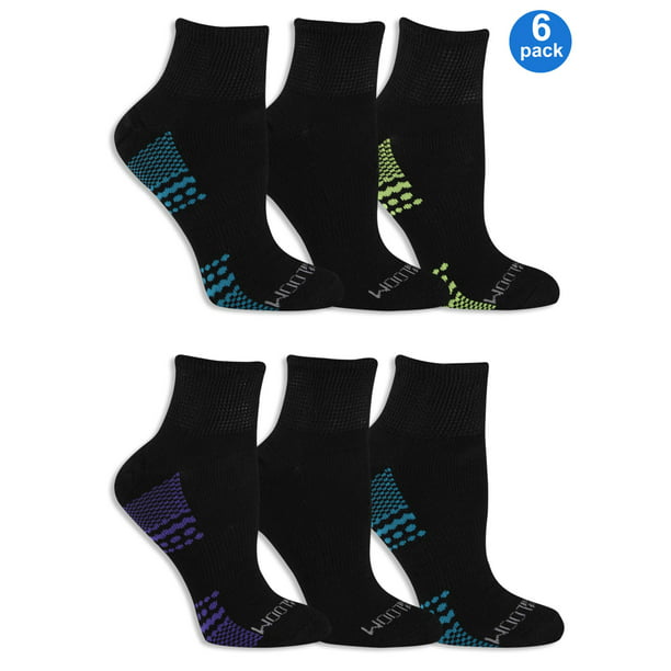 Fruit of the Loom - Women's Fit For Me Everyday Active Ankle Socks 6 ...