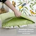 thumbnail image 3 of PERFEMET 100% Cotton Green Leaves Birds Print 1000 Thread Count Pillow Cases, Queen (2 Count), 3 of 6