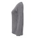thumbnail image 2 of Tri Dri - Top Camiseta deportiva de manga larga y cuello amplio para mujer señora (Plata Jaspeado), 2 of 2