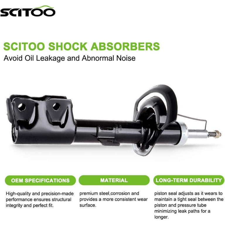 SCITOO 334642 72367 334643 72368 Front Gas Struts Shock Absorber 