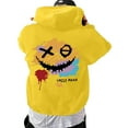 thumbnail image 2 of YMNXA Mens Hoodies Long Sleeve Abstract Print Comfortable Loose Fit Fashion Sweatshirt For Casual Daily Wear Yellow Xl, 2 of 5