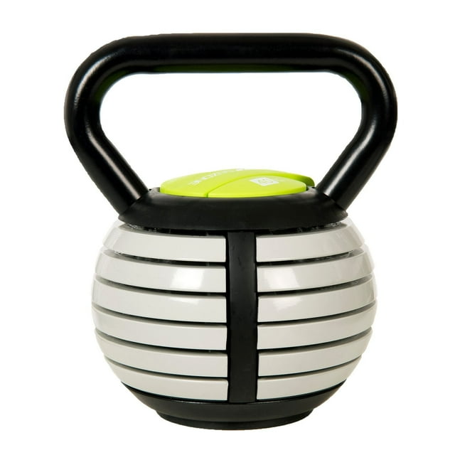 GoZone 5lb-40lb Adjustable Kettlebell – Black/Grey/Green