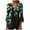 Black Plus Size Blouse for Women_z, variant on CYMMPU Spring Tops V Neck 3/4 Sleeve Blouses for Women Dressy Casual Loose Fit Fall Trendy Shirts Tunic Tops Flower Pattern A-line Dressy Tops T-Shirts Blue L