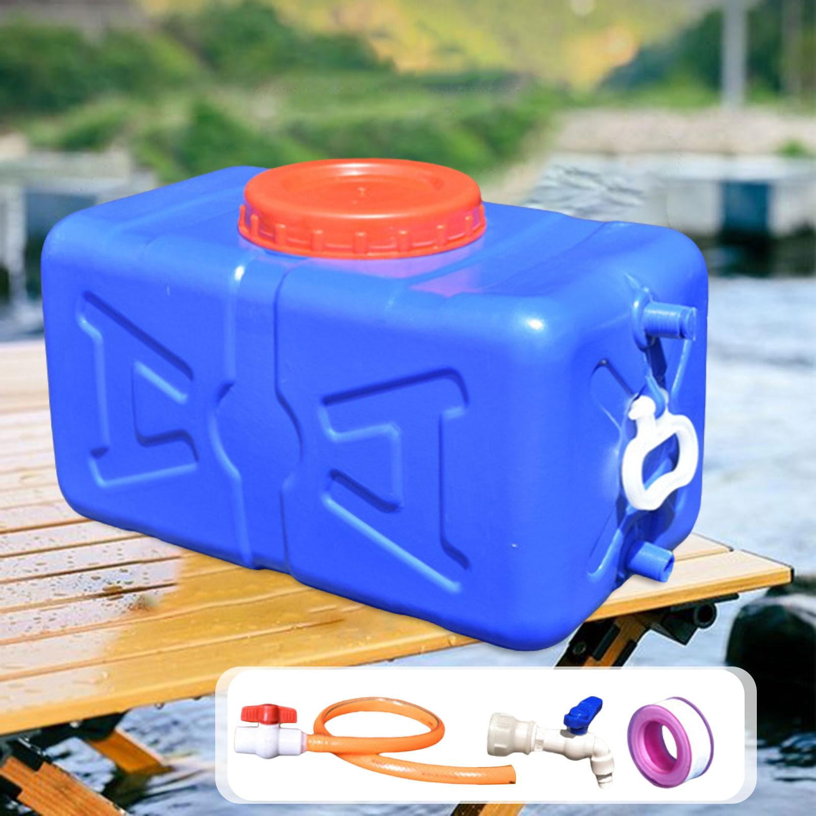 harayaa Utility Water Tank Reusable Horizontal Storage Bucket for Camping Garden Car blue 30kg