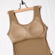 thumbnail image 4 of Camiseta sin mangas de cuello redondo acanalada para mujer, tallas grandes, con relleno incorporado: tejido suave, informal para el verano, XL-XXXL, contorno de pecho 76-102 cm., 4 of 8