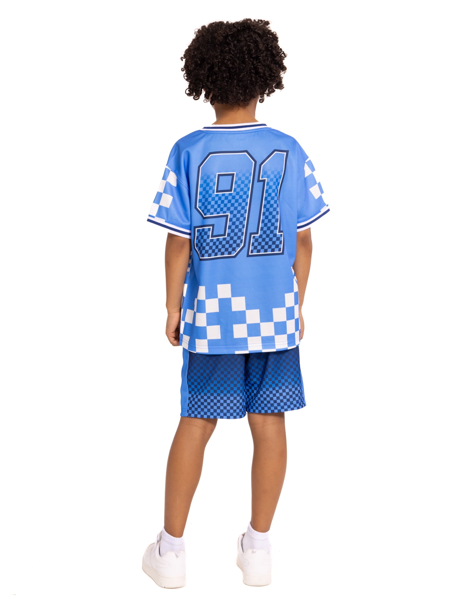 Sonic the Hedgehog Boys' Graphic Soccer Jersey and Shorts Set, 2-Piece, Sizes 4-16