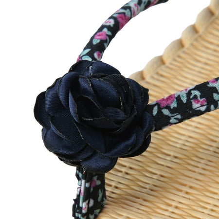 

NECHOLOGY Snakeskin Sandals for Women Size 5 Women Floral Thong Slippers Flat Floral Strap Thong Slippers Nine Sandals for Women Navy 8.5