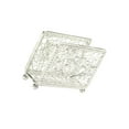 thumbnail image 1 of facefd Creative Tabletop Napkin Holder Tissue Holder for Dining Table Decoration Argent, 1 of 5
