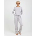 thumbnail image 5 of Real Essentials 2 Pack: Women's Comfy Pajama Sets - Short & Long Sleeve Ladies Loungewear Sleepwear PJs (Available In Plus), 5 of 8