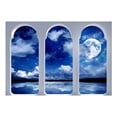 thumbnail image 3 of Tiptophomedecor Landscape Wallpaper Wall Mural - Night In Greece, 3 of 4
