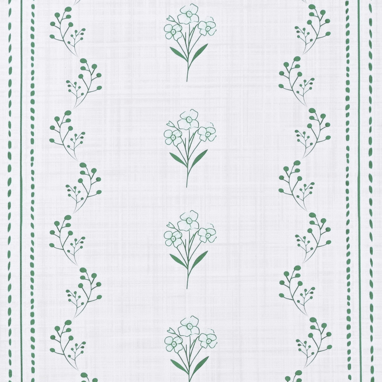 Invoibler Floral Print Curtain Panels, Light Filtering Window Drapes for Bedroom and Living Room, Sage Green, 52" W x 84" L, Set of 2