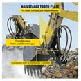 thumbnail image 6 of 18" Hydraulic Backhoe Thumb, 1/2" Thick Excavator Thumb Attachment with Cylinder - Heavy Duty Steel Weld On Thumb for Backhoe, Tractor, & Equipment, 6 of 7