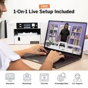 Sawgrass SG500 VersiFlex Sublimation Printer | Transfer to Cotton, Metal, Wood & Polyester | Anti-Clog Tech | Includes Soft-Touch Infusible Inks & 8.5x11 Transfer Paper