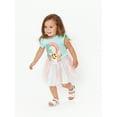 thumbnail image 3 of Baby Shark Girls T-Shirt and Skirt, 2-Piece Outfit Set, Sizes 12M-5T, 3 of 5