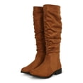 thumbnail image 5 of Women Round Toe Slouchy Knee High Boots 19582, 5 of 6