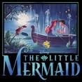 thumbnail image 2 of Men's The Little Mermaid Kiss the Girl Movie Logo  Graphic T-Shirt, 2 of 5